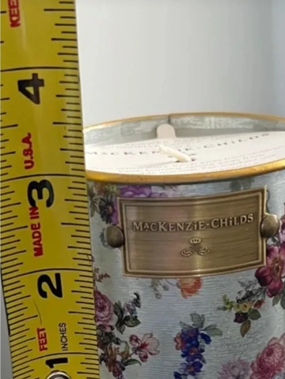 Mackenzie-Childs Flower Market Citronella candle